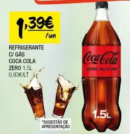 Spar REFRIGERANTE C/ GÁS COCA COLA ZERO 1,5L promoção