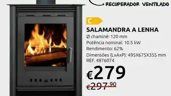 Casa Peixoto Calefator à lenha promoção