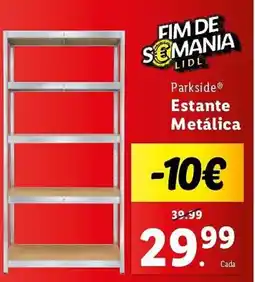 Lidl Parkside Estante Metálica promoção