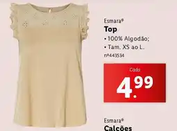 Lidl Esmara Top promoção