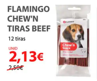 Flamingo Chew'n Tiras Beef