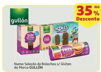 Auchan Gullon - bolacha :mini chips sem gluten 200 g promoção