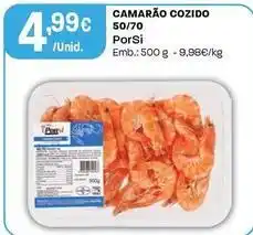 Intermarché Porsi - camarão cozido 50/70 promoção