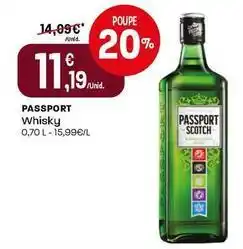 Passport - whisky