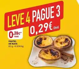 Intermarché Pastel de nata promoção