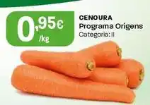 Intermarché Programa origens - cenoura promoção