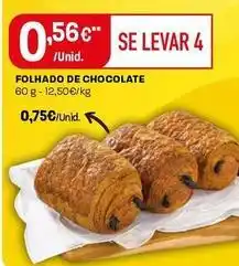 Intermarché Folhado de chocolate promoção