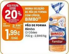 Intermarché Bimbo - pao de forma promoção