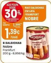 Intermarché Nobre - 8 salsichas promoção