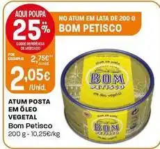Intermarché Bom petisco - atum posta em oleo vegetal promoção