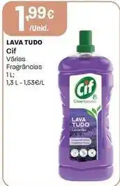 Intermarché Cif - lava tudo promoção