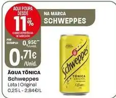 Intermarché Schweppes - água tônica promoção