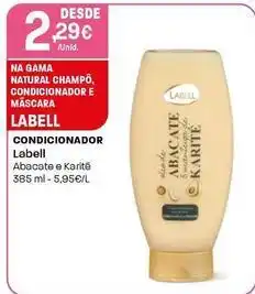 Intermarché Labell - condicionador promoção