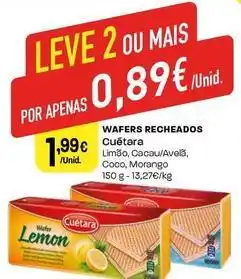 Intermarché Cuétara - wafers recheados promoção