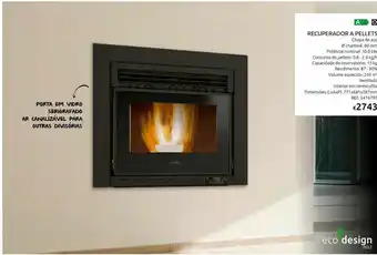 Casa Peixoto Recuperador ikaro 10 kw canalizavel a pellets promoção