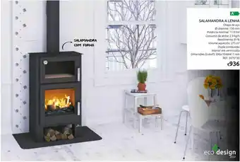 Casa Peixoto Salamandra a lenha bronpi gijon-h promoção