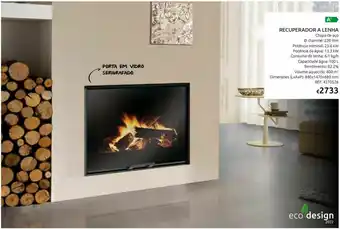 Casa Peixoto Recuperador h2oceano 23kw a lenha promoção
