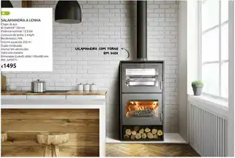 Casa Peixoto Salamandra a lenha lacunza altea promoção