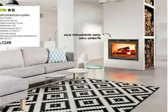 Casa Peixoto Recuperador a lenha lacunza if-800 promoção