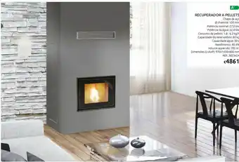 Casa Peixoto Recuperador idropellbox 30 27kw a pellets promoção