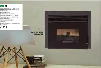 Casa Peixoto Recuperador maxus vitru12kw a pellets promoção