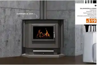 Casa Peixoto Salamandra s730 canto a lenha promoção