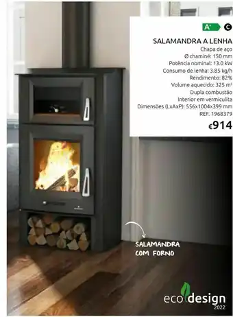 Casa Peixoto Salamandra a lenha bronpi tudela promoção