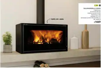 Casa Peixoto Salamandra cristal 98 c/vent. a lenha promoção