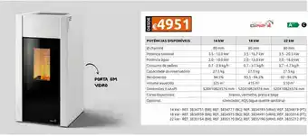 Salamandra a pellets 13 kw dielle idro grecale glass
