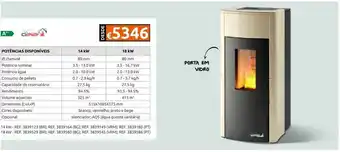 Casa Peixoto Salamandra a pellets 13 kw dielle idro scirocco ceramic promoção
