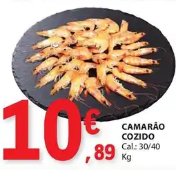 E.Leclerc CAMARÃO COZIDO Cal.: 30/40 Kg promoção