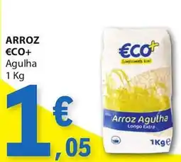 E.Leclerc ARROZ €CO+ Agulha 1 Kg promoção