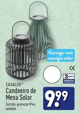 ALDI CASALUX Candeeiro de Mesa Solar promoção