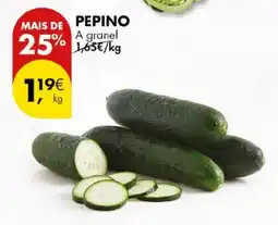 Pingo Doce PEPINO A granel kg promoção