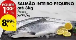 Pingo Doce SALMÃO INTEIRO PEQUENO até 3kg promoção