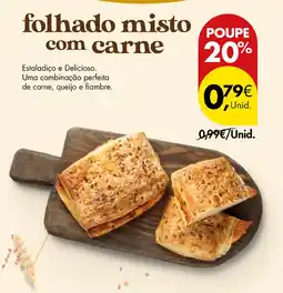 Pingo Doce folhado misto com carne promoção