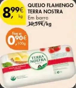 Pingo Doce QUEIJO FLAMENGO TERRA NOSTRA EM BARRA KG promoção