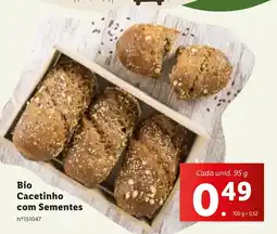 Lidl Bio Cacetinho com Sementes promoção