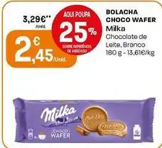 Intermarché Milka - bolacha choco wafer promoção