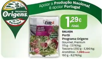 Intermarché Porsi - salada promoção