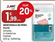 Intermarché Porsi - mortadela de peru promoção