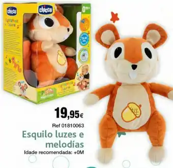 Centroxogo Chicco esquilo luzes e melodías promoção