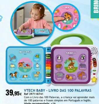 Centroxogo Vtech baby - livro das 100 palavras promoção