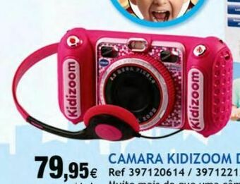 Centroxogo Kidizoom - camera duo com mp3 rosa promoção