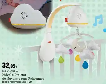 Centroxogo Fisher-price móbile de nuvens com sons calmantes promoção