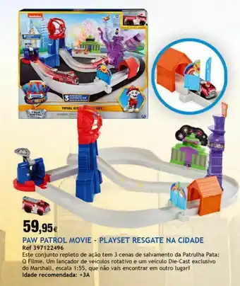 Centroxogo Patrulha pata: o filme - playset resgate na cidade promoção
