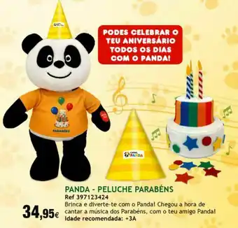 Centroxogo Panda - peluche parabéns promoção