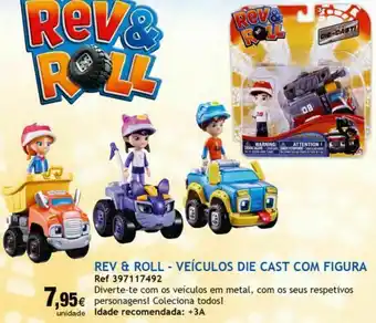 Centroxogo Rev & roll veículos die cast com figura promoção