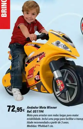 Andador mota winner