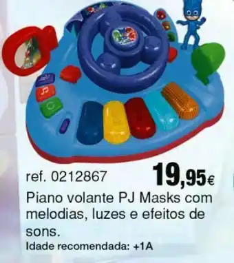 Piano de atividades com fig. pjmasks